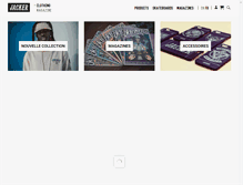 Tablet Screenshot of jackermag.com